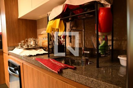 Cozinha e Área de Serviço de kitnet/studio para alugar com 1 quarto, 37m² em Granja Viana, Cotia