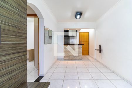 Sala de apartamento à venda com 2 quartos, 50m² em Veleiros, São Paulo