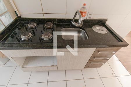 Cozinha e Área de Serviço de apartamento à venda com 2 quartos, 44m² em Campo de Santana, Curitiba