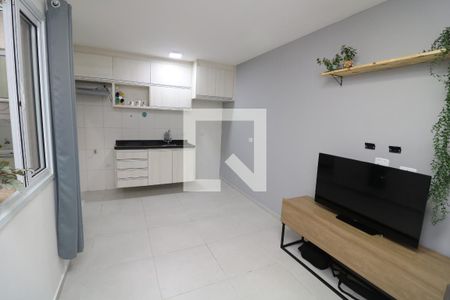 Sala de apartamento para alugar com 1 quarto, 37m² em Chácara Mafalda, São Paulo