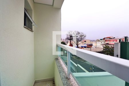 Varanda da Suíte de apartamento à venda com 2 quartos, 50m² em Parque Oratorio, Santo André