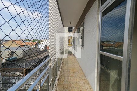Varanda da Sala de apartamento à venda com 2 quartos, 63m² em Cascadura, Rio de Janeiro