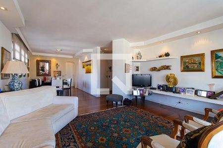 Sala de Apartamento com 3 quartos, 180m² Higienópolis