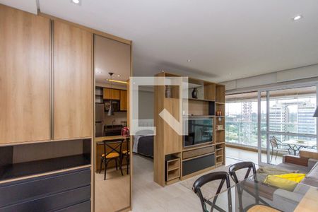 Sala de apartamento para alugar com 1 quarto, 50m² em Vila Gertrudes, São Paulo
