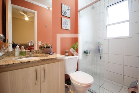 Banheiro da Suíte de apartamento à venda com 2 quartos, 57m² em Umuarama, Osasco