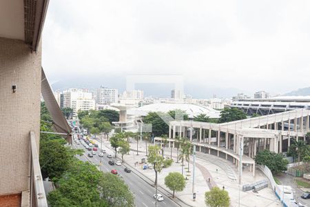 Vista da Varanda de apartamento à venda com 2 quartos, 74m² em Maracanã, Rio de Janeiro