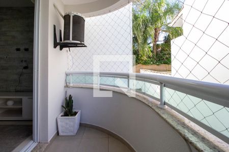Varanda da sala de apartamento para alugar com 2 quartos, 80m² em Campeche, Florianópolis