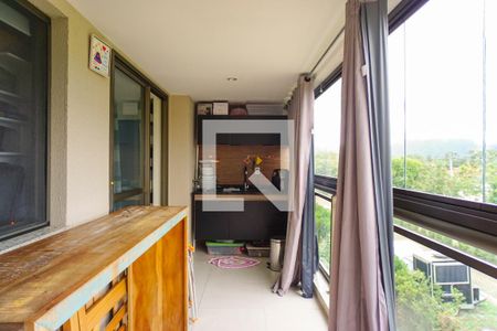 Varanda da Sala de apartamento para alugar com 4 quartos, 169m² em Recreio dos Bandeirantes, Rio de Janeiro