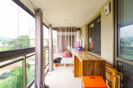 Varanda da Sala de apartamento para alugar com 4 quartos, 169m² em Recreio dos Bandeirantes, Rio de Janeiro