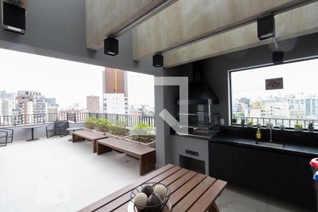 Apartamento para alugar com 38m², 1 quarto e 1 vaga Apartamento para alugar com 38m², 1 quarto e 1 vagaÁrea comum - Churrasqueira