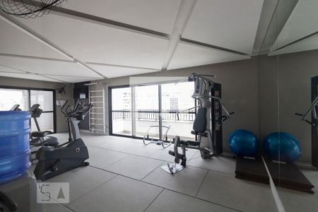 Apartamento para alugar com 38m², 1 quarto e 1 vaga Apartamento para alugar com 38m², 1 quarto e 1 vagaÁrea comum - Academia