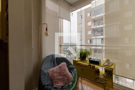 Varanda da Sala de apartamento à venda com 2 quartos, 50m² em Vila das Merces, São Paulo