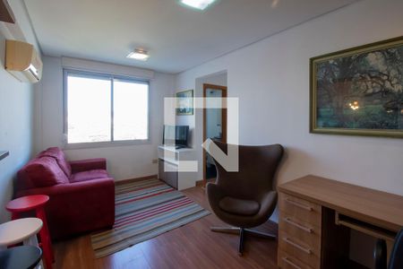 Sala de Estar de apartamento para alugar com 1 quarto, 38m² em Cristal, Porto Alegre