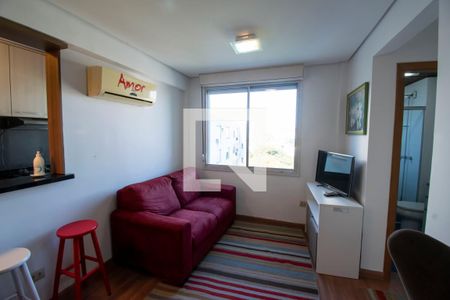 Sala de Estar de apartamento para alugar com 1 quarto, 38m² em Cristal, Porto Alegre