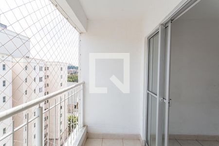 Varanda da Sala de apartamento para alugar com 3 quartos, 74m² em Pompéia, Belo Horizonte