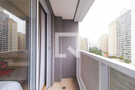 Studio à venda com 25m², 1 quarto e 1 vaga Studio à venda com 25m², 1 quarto e 1 vagaVaranda