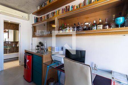 Sala de Estar / Bar de apartamento à venda com 1 quarto, 70m² em Carandiru, São Paulo