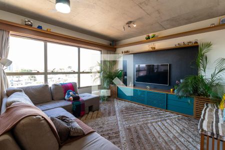 Sala de Estar de apartamento à venda com 1 quarto, 70m² em Carandiru, São Paulo