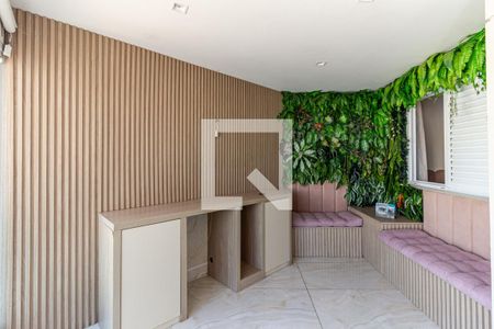 Varanda da Sala de apartamento à venda com 2 quartos, 67m² em Santa Efigênia, São Paulo