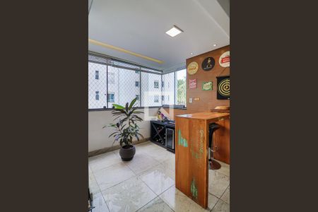 Varanda da Sala de apartamento à venda com 4 quartos, 140m² em Belvedere, Belo Horizonte