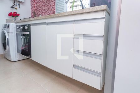 Apartamento à venda com 65m², 2 quartos e 1 vagaDetalhe da cozinha