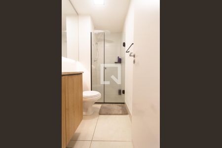 Banheiro de kitnet/studio à venda com 1 quarto, 32m² em Centro, São Paulo