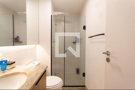 Banheiro de kitnet/studio à venda com 1 quarto, 32m² em Centro, São Paulo