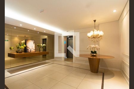 Studio à venda com 32m², 1 quarto e sem vagaHall social