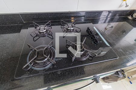 Apartamento para alugar com 50m², 2 quartos e 1 vagadetalhe da cozinha