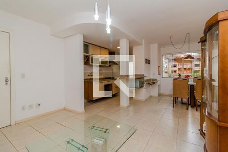 Sala de apartamento à venda com 3 quartos, 88m² em Guarujá, Porto Alegre