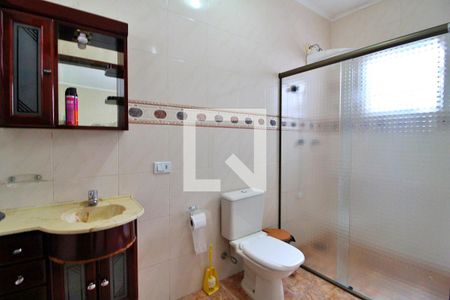 Banheiro da Suíte de casa para alugar com 5 quartos, 232m² em Jardim Las Vegas, Santo André
