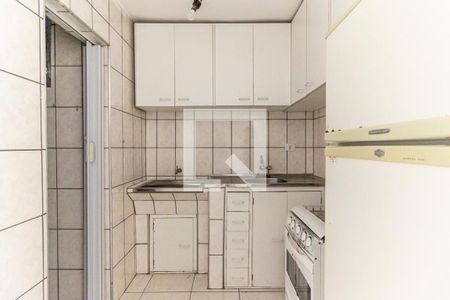 Cozinha de apartamento à venda com 1 quarto, 31m² em Santa Efigênia, São Paulo