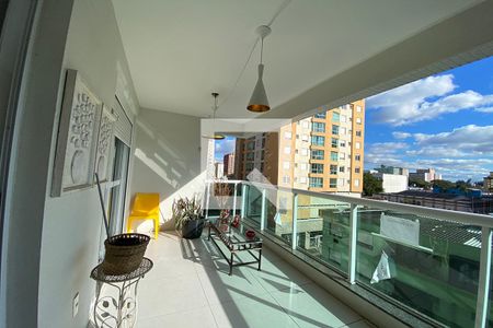 Sacada da Sala de apartamento à venda com 3 quartos, 114m² em Centro, São Leopoldo