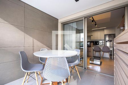 Varanda de apartamento à venda com 1 quarto, 44m² em Jardim Paulista, São Paulo