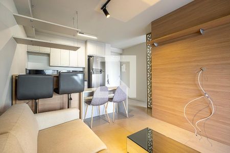 Sala de apartamento à venda com 1 quarto, 44m² em Jardim Paulista, São Paulo