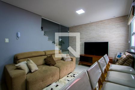 Sala de apartamento à venda com 2 quartos, 134m² em Vila Humaita, Santo André