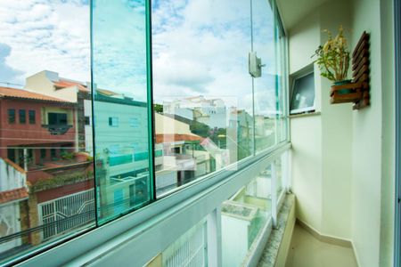 Varanda do quarto 1 de apartamento à venda com 2 quartos, 134m² em Vila Humaita, Santo André