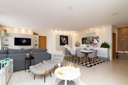 Sala de apartamento à venda com 3 quartos, 200m² em Jardim Trevo, Jundiaí