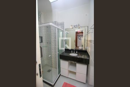 Banheiro Social de apartamento para alugar com 1 quarto, 45m² em Laranjeiras, Rio de Janeiro