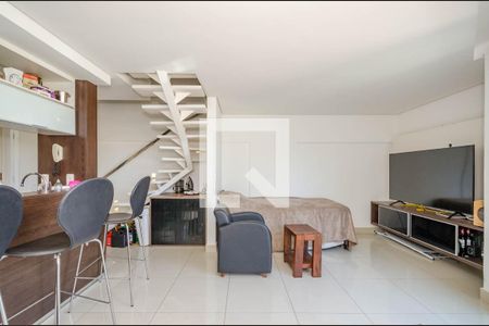 Sala de apartamento para alugar com 1 quarto, 66m² em Vale do Sereno, Nova Lima