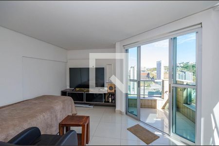 Sala de apartamento para alugar com 1 quarto, 66m² em Vale do Sereno, Nova Lima