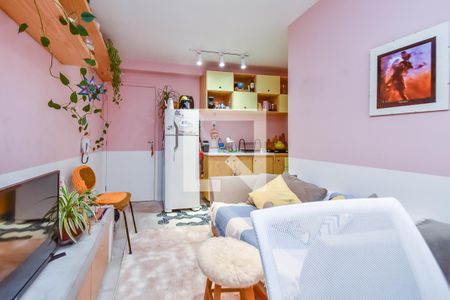 Sala de apartamento para alugar com 1 quarto, 26m² em Bela Vista, São Paulo