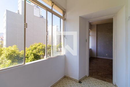 Apartamento para alugar com 120m², 3 quartos e sem vagaVaranda