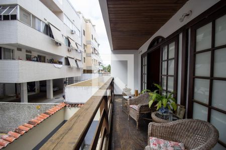 Varanda da Sala de apartamento para alugar com 5 quartos, 365m² em Recreio dos Bandeirantes, Rio de Janeiro