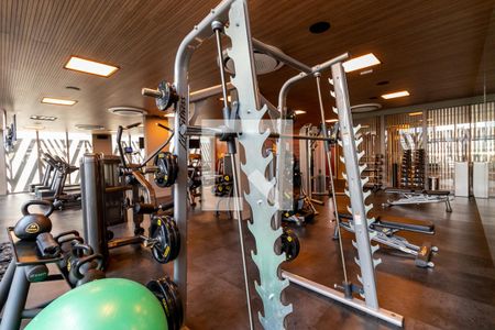 Apartamento para alugar com 36m², 1 quarto e 1 vaga Apartamento para alugar com 36m², 1 quarto e 1 vagaAcademia