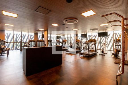 Apartamento para alugar com 36m², 1 quarto e 1 vaga Apartamento para alugar com 36m², 1 quarto e 1 vagaAcademia