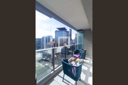 Varanda de apartamento para alugar com 1 quarto, 36m² em Pinheiros, São Paulo