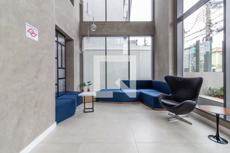 Studio para alugar com 25m², 1 quarto e sem vaga Studio para alugar com 25m², 1 quarto e sem vagaHall Social
