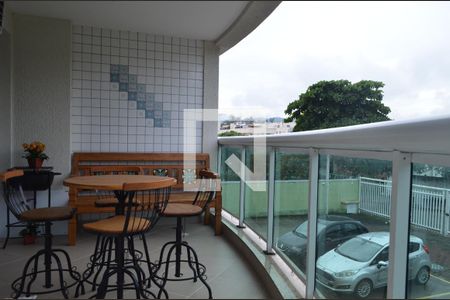 Varanda da Sala de apartamento à venda com 3 quartos, 82m² em Pechincha, Rio de Janeiro