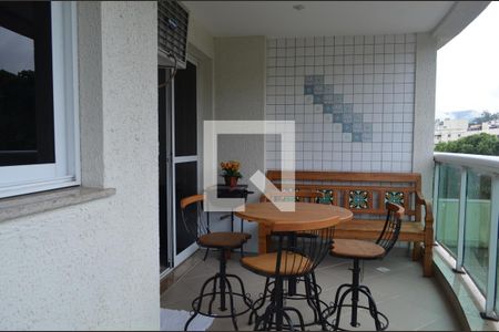 Varanda da Sala de apartamento à venda com 3 quartos, 82m² em Pechincha, Rio de Janeiro